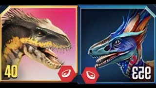 INDORAPTOR VS UTAHRAPTOR  Jurassic World The Game EP658 [upl. by Einobe]