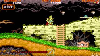 Ghouls n Ghosts arcade  Intro e Fase 1 [upl. by Asela]