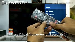 Skyworth Android TV Setup 3 [upl. by Mommy365]