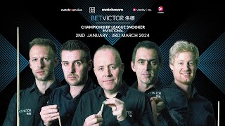 WATCH LIVE  2024 CHAMPIONSHIP LEAGUE SNOOKER  INVITATIONAL  TABLE 2 [upl. by Epillihp]