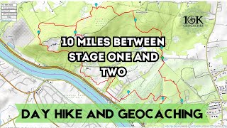 Geocaching Mystery Cache 10 Miles Between 2 Stages Day Hike in New Jersey [upl. by Stauder]