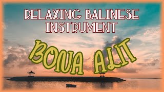 RELAXING BALINESE INSTRUMENT  BONA ALIT [upl. by Aneerol91]