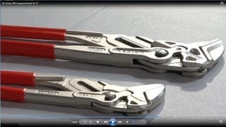 Knipex WerkstattTV Der Zangenschlüssel XL 86 03 400 [upl. by Auhs]