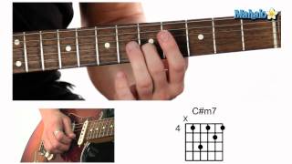 How to Play a C Sharp Minor Seven Cm7 Chord on Guitar [upl. by Carolina]