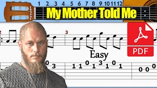 Vikings  My Mother Told Me Guitar Tab [upl. by Nicko385]