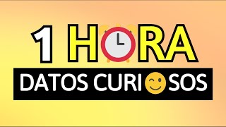 ¡1 HORA De DATOS CURIOSOS⏰😯 2  Zarpado [upl. by Nofets]