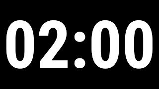 2 Minute Timer with Alarm  No Ads [upl. by Yerfej]