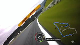 RAW SoundMotoGP Red Bull Ring Circuit Onboard 2020YZRM1Top speed 304kmhr [upl. by Enerehs]