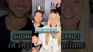 SUONI ONOMATOPEICI IN INGLESE VS ITALIANO 🇬🇧🇮🇹🤣 perte inglese ingleseonline [upl. by Yelrahc18]