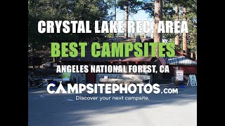 Crystal Lake Recreation Area Best Campsites  Angeles National Forest CA [upl. by Ahtiekahs58]