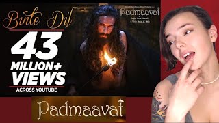 Padmaavat Binte Dil  Arijit Singh  Ranveer Singh  Deepika Padukone  Shahid Kapoor  REACTION [upl. by Violante297]