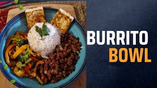 Vegetarian burrito bowl easy and healthy 😋😍  How to make Burrito Bowl [upl. by Thane]