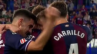 Corpas Debute Goals Today  Eibar Vs Cadiz 10All Goals Results amp Extended Highlights 2024 [upl. by Grover632]