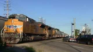 Union Pacific Freight Trains  Lincoln Avenue [upl. by Leahcym]