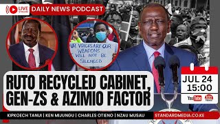 RUTO RECYCLED CABINET GENZs amp AZIMIO FACTOR [upl. by Giarla653]