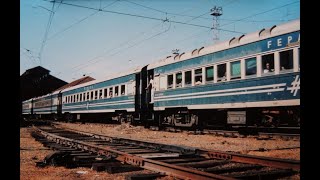 Trem de passageiros diário da Fepasa no trecho Campinas a São Carlos registrado na década de 90 [upl. by Hannah]