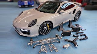 Stage 3 Porsche 9912 Turbo S with Capristo Exhaust LOUD Turbo Noises💥  Feat DYNO RUNS amp Results [upl. by Otrevogir]