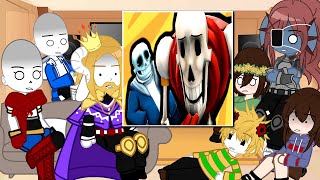 Undertale Reacts to if Undertale was realistic  Undertale  Gacha reacts [upl. by Miah]