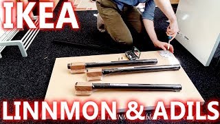 IKEA LINNMON amp ADILS 2x conference table setup amp review [upl. by Oznarol443]