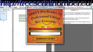 ABBYY FineReader 11 KeyGen [upl. by Layton]