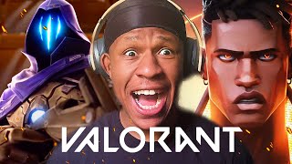 Console Valorant Player Reacts To Every Valorant Cinematics Trailer  Reaction [upl. by Grath]