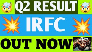 Irfc Q2 Results 2025  Irfc Results Today  Irfc share news today  Irfc latest news [upl. by Itsrik]