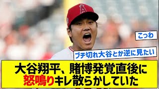 【こええええ】大谷翔平、賭博発覚直後に怒鳴りキレ散らかしていた【5chまとめ】 [upl. by Aivataj]