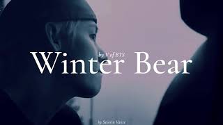 BTS  V  Winter Bear English Lyric Video [upl. by Carlee]