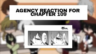 AGENCY REACTION TO CHAPTER 109 РЕАКЦИЯ АГЕНТСТВА НА 109 ГЛАВУ [upl. by Ordep784]