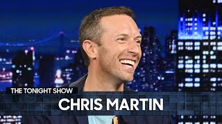 Chris Martin on Performing with Michael J Fox and Coldplays Moon Music Being Made from Trash [upl. by Oiril401]