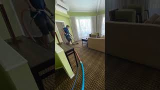 Commercial carpet cleaning EdsCleaningHawaii carpetcleaning youtubeshorts followme bigisland [upl. by Tnairb]