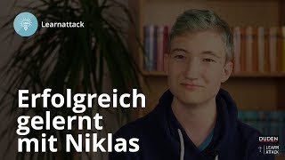 Unsere Erfolgsstory Niklas 10 Klasse  Duden Learnattack [upl. by Nallaf630]