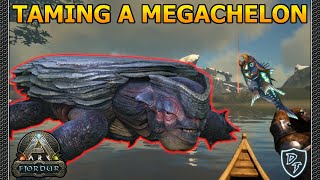 Taming a Megachelon  Ark Survival Evolved Fjordur  Episode 61 [upl. by Concordia]