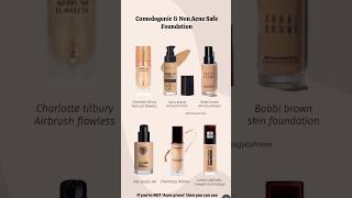 Comedogenic amp Non acne safe foundation shortvideo viralvideo yt  Supriyaaa [upl. by Hoffarth223]