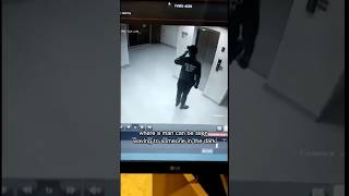 Scary video 😳  Invisible Guest talking to Guard  found on YouTube scary ghost [upl. by Yreme]