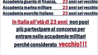 abolizione dei limiti detà nei concorsi pubblici polizia carabinieri finanza militare23 anni [upl. by Drallim]