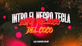 INTRO EL NEGRO TECLA  ESTOY RE LOCO DEL COCO 🥵🥵 LUIS CORDOBA REMIX [upl. by Eibrik]