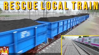 RG train tech demo diesel locomotive rescue local train game [upl. by Ardnohs]