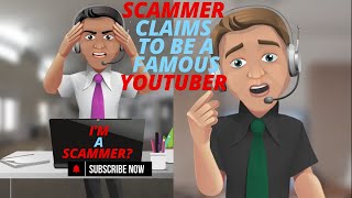 Scammer Claims to Be a YouTuber Epic Scammer vs Scambaiter Reaction  Scammer Payback [upl. by Wini]