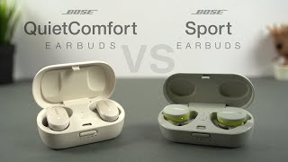 Bose QuietComfort vs Sport Earbuds InDepth Review  The Real ANC King [upl. by Nnaeitak]