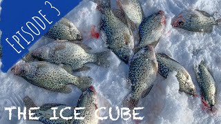 KEYHOLE CRAPPIE  Ice Fishing Wyoming  The Ice Cube [upl. by Nanoc]