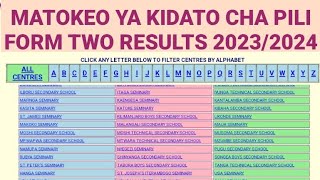 NECTA Tazama Matokeo ya Kidato Cha pili 202324 FTNA RESULTS 2023 [upl. by Elianore]