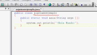 Hacer Un Ejemplo de Java en Textpad [upl. by Dunton]