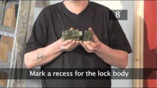 How To Fit A Cylinder Night Latch [upl. by Thurmond505]