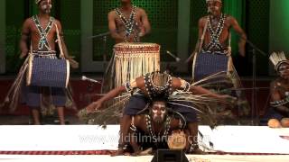 Sidi goma AfricanIndian from Gujarat with an exhilarating dance [upl. by Fesuy]