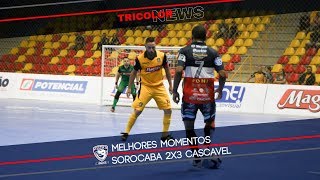 LIGA NACIONAL  SOROCABA 2X3 CASCAVEL FUTSAL [upl. by Cloots]