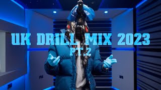 UK Drill Mix 2023 Part 2  Best Agressive Tracks [upl. by Aisorbma]