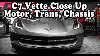 2014 C7 Vette Close Up View Plus Trans Chassis Motor [upl. by Harve]