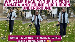 RETURNING TO THE UK FROM CANADA AND FOUND THIS USING THE DR OTEK MTXR METAL DETECTOR 🏡💰 [upl. by Khai]