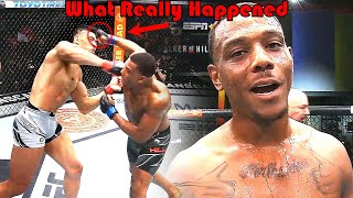 ONE PUNCH KO What Really Happened Johnny Walker vs Jamahal Hill [upl. by Adaliah530]